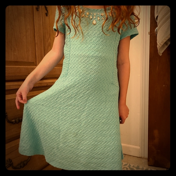 💙🦋Light blue/teal Dress👗 - Picture 1 of 2